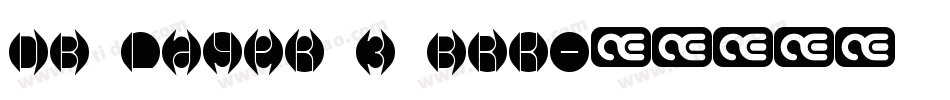 DB Layer 3 BRK字体转换